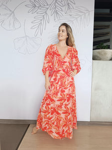 Vestido Boleda Naranja