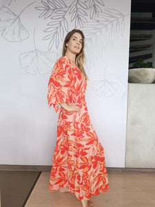 Vestido Boleda Naranja